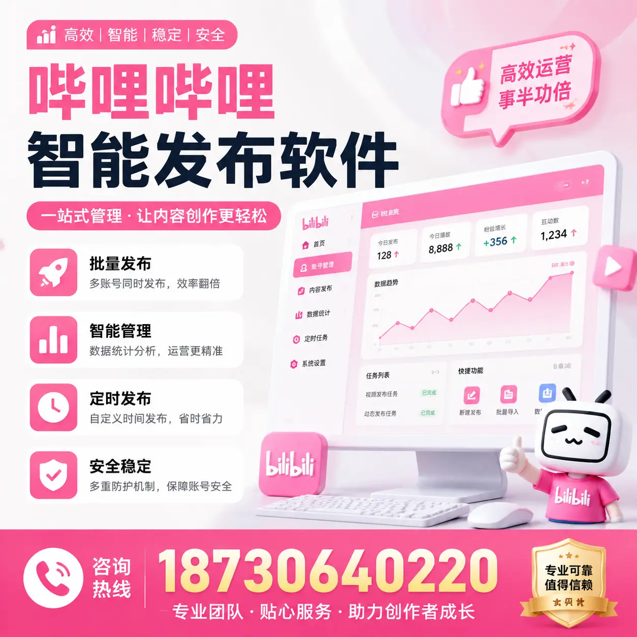 如何评估哔哩哔哩智能发布软件的ROI？长春 企业必读